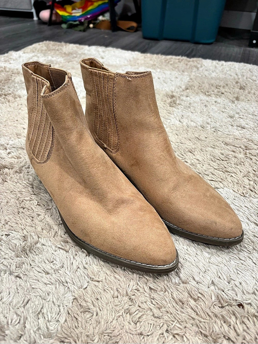 Brown Ankle Boots US 9.5 Like New